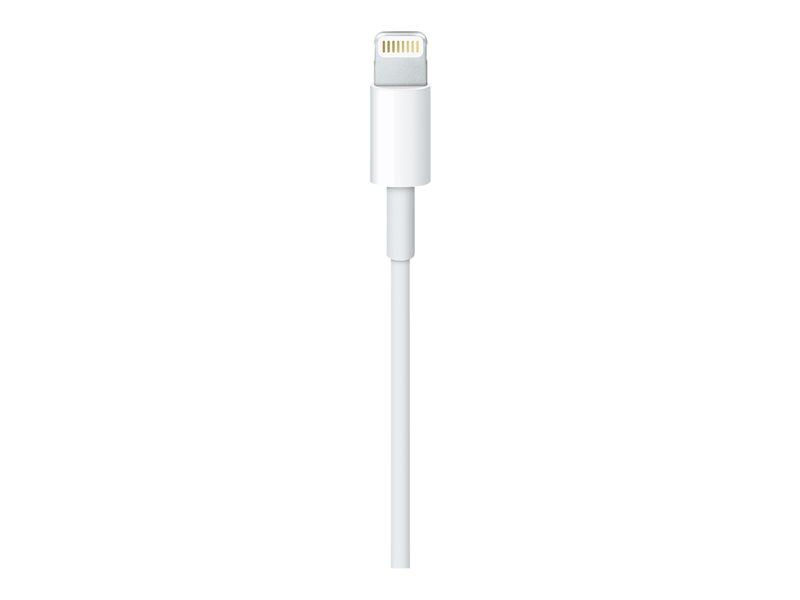 Apple Lightning-Kabel auf USB 1m, weiß Apple Lightning-Kabel auf USB 1m, weiß